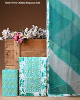 Cotton Suit with Gota Patti Work & Chiffon Dupatta – Ethnic Wear for Women